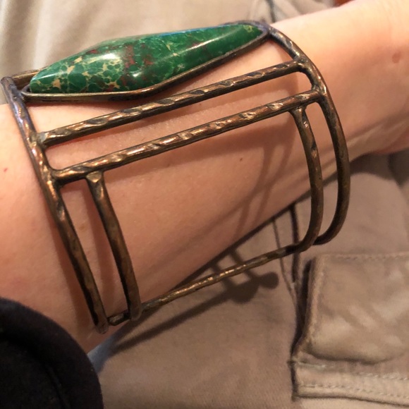 Free People stone and brass bracelet - Picture 2 of 4